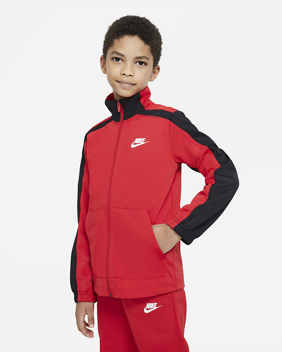 Nike red and blue tracksuit on sale